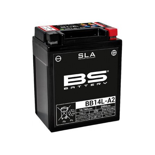 Batería de Moto BB14L-A2/B2 SLA BS Battery