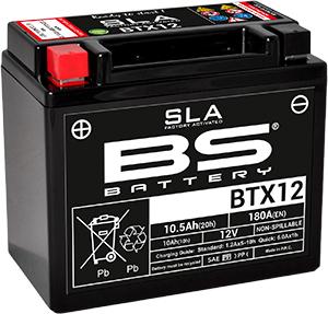 Batería de Moto BTX12 SLA (YTX12-BS)