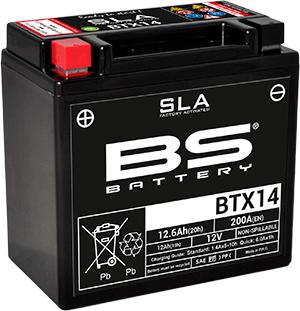 Batería de Moto BTX14 SLA BS Battery