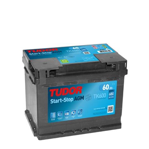 Batería de Coche TUDOR TK600 AGM 60Ah [0]