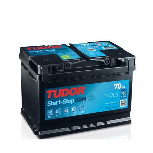 Batería de Coche TUDOR TK700 AGM 70Ah
