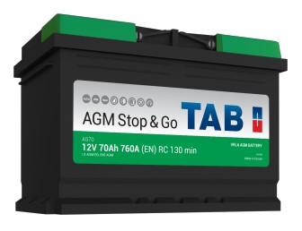 Batería de Coche TAB AG70 AGM 70Ah