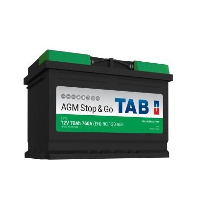 Batería de Coche TAB AG70 AGM 70Ah