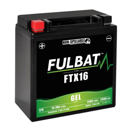 Batería de Moto FTX16-BS GEL FULBAT