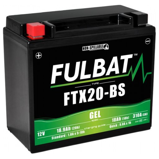 Batería de Moto FTX20-BS GEL FULBAT