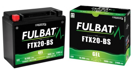 Batería de Moto FTX20-BS GEL FULBAT [1]