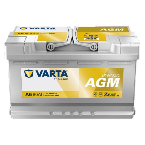 Batería de Coche VARTA A6 AGM 80Ah