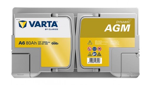 Batería de Coche VARTA A6 AGM 80Ah [1]