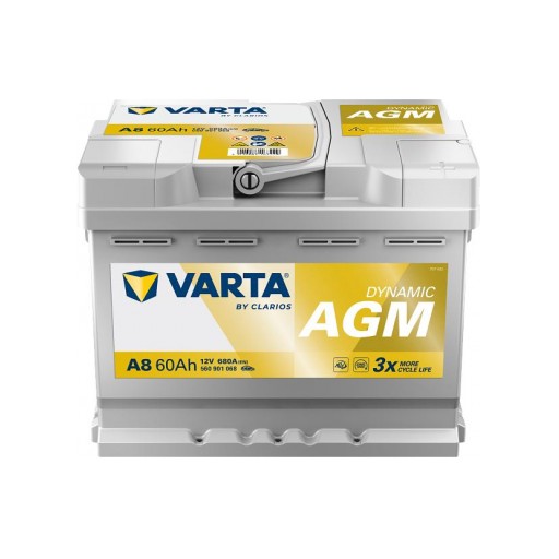 Batería de Coche VARTA A8 AGM 60Ah [0]