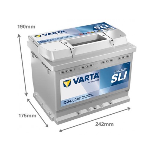 Batería de Coche VARTA D24 60Ah [2]