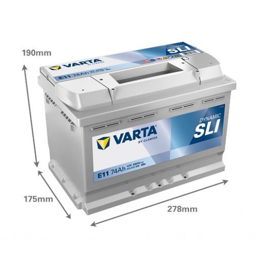 Batería de Coche VARTA E11 74Ah [3]