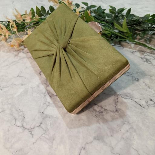 Cartera Clutch Olivo
