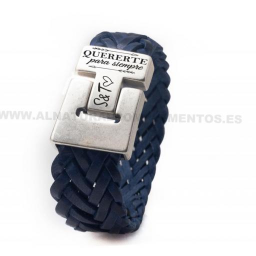 Pulsera Hombre Enamorados: Quererte para Siempre [2]