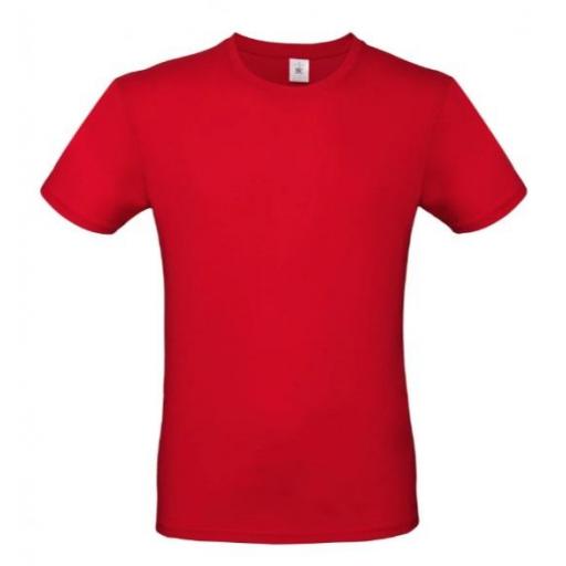 Camiseta B&C E150 Rojo