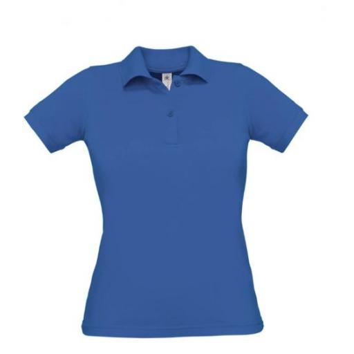 Polo B&C Safran Pure Mujer Azul Royal