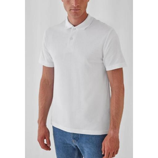 Polo B&C ID.001 Unisex Blanco [1]