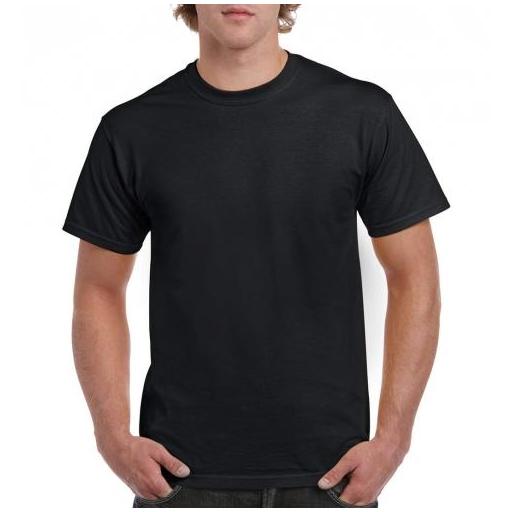 Camiseta Gildan Heavy Cotton Negro 