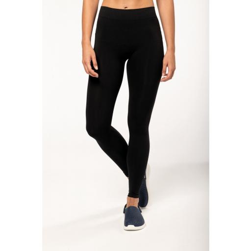 Leggins sin costuras Mujer Kariban K7010 Negro [1]