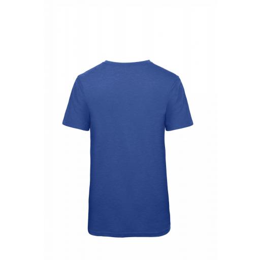 Camiseta B&C Triblend CGTM055 Heather Royal Blue [1]