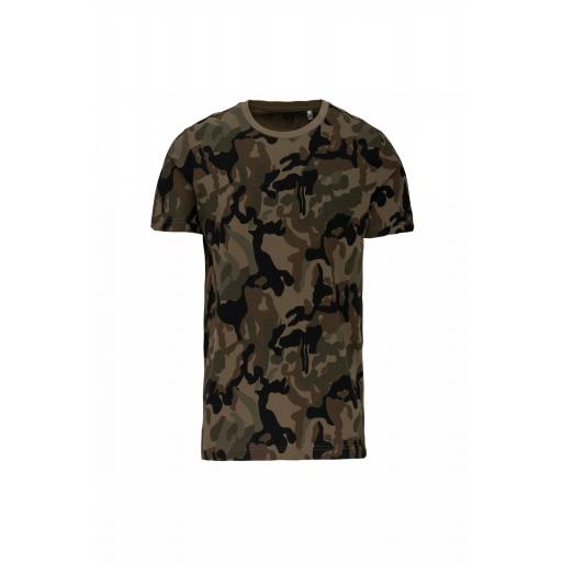 Camiseta Camuflaje Hombre Kariban K3030