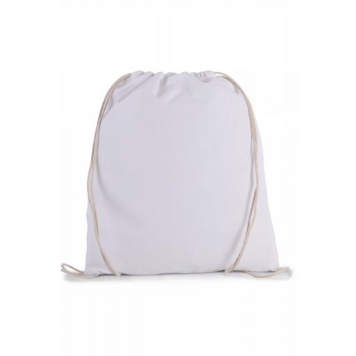 Mochila Algodón Orgánico KI0147 Blanco