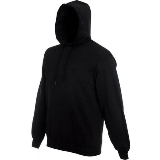 Sudadera con Capucha Fruit of the Loom SC244C Negro