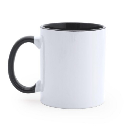 Taza para Sublimación Blanca/Negra