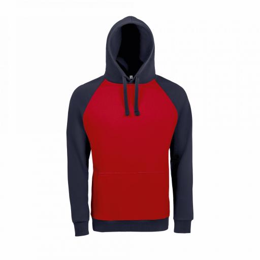 Sudadera Sol's Seatte Azul Marino/Rojo