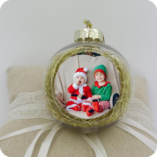 Bola Navidad 6 cm con imagen personalizada [1]