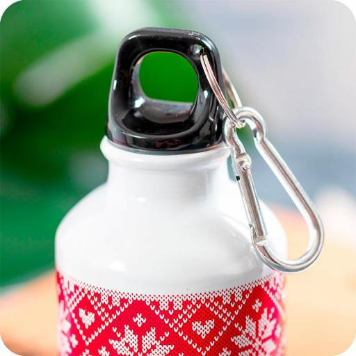 Botella de aluminio con motivos navideños [2]