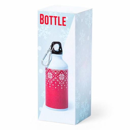 Botella de aluminio con motivos navideños [3]