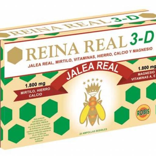 Reina Real 3D Jalea Real 3ª Edad 20 ampollas