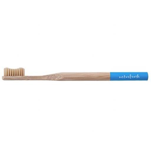 Cepillo de dientes adulto Azul bambú