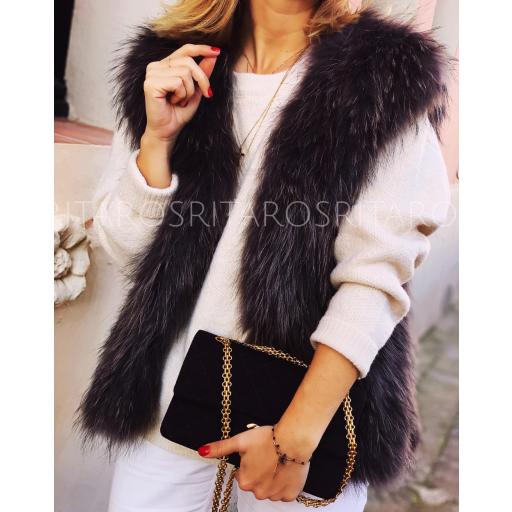 Chaleco Pelo Natural (Ref.1816)