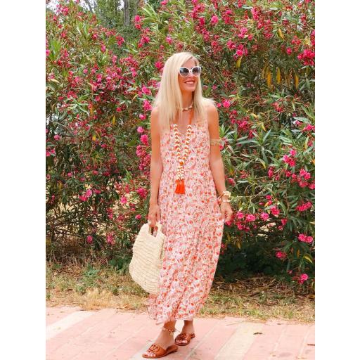 Vestido Maxi Dress Coral (Ref.2222) [3]