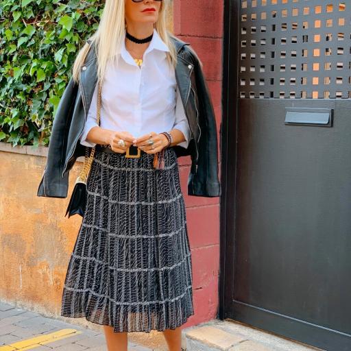 Falda Midi Plisada (Ref. 2901) [1]