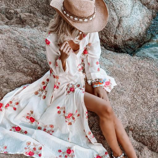 Vestido Kimono Largo Velvet (Ref.4117) [2]