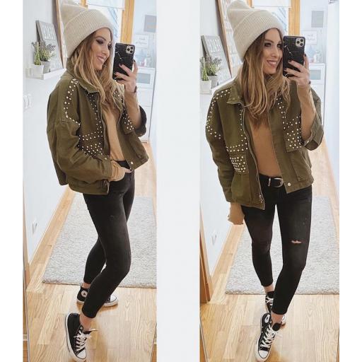 Chaqueta Oversize Tachuelas (Ref.3096)