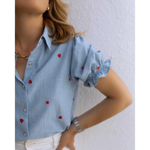 Blusa Blue & Red Hearts (Ref.5533) [2]
