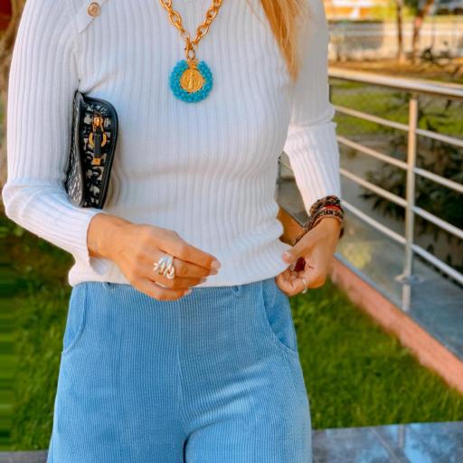 Pantalón Culotte Pana Blue (Ref. 2989) [2]