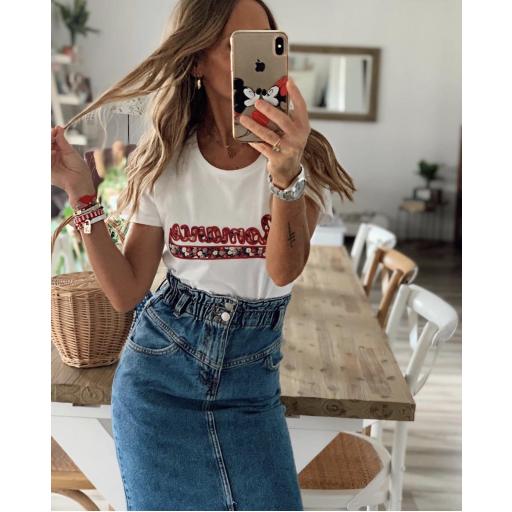 Camiseta Romance Bordada (Ref.3271)