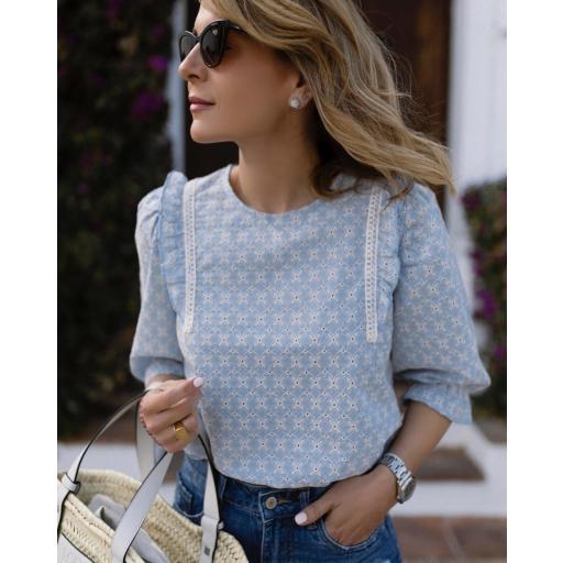 Blusa Provence in Blue (Ref. 5507) [3]