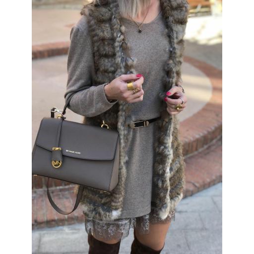 Chaleco Largo Pelo Natural (Ref. 1110) [0]