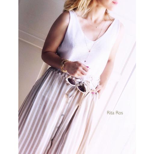 Falda Midi Rayas (Ref. 1463) [1]