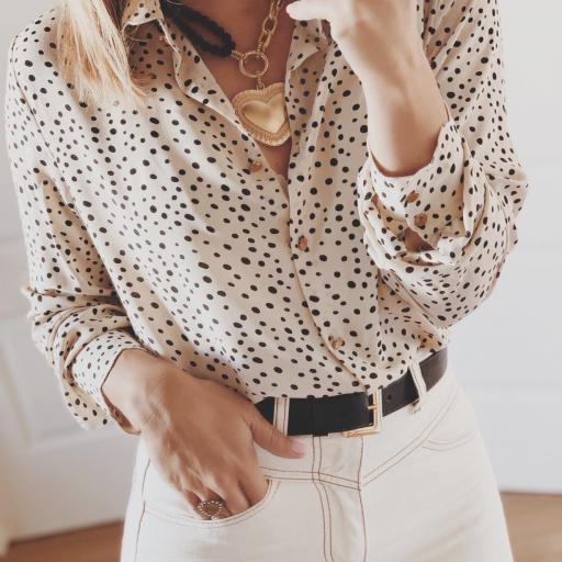 Blusa Cream & Dots (Ref. 2898)