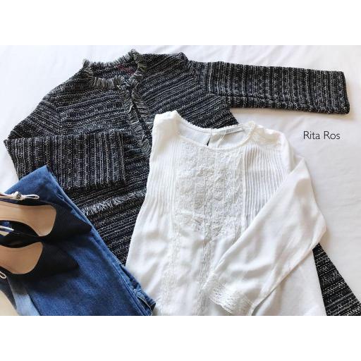 Levita Tweed Blanco y Negro (Ref. 1028) [3]