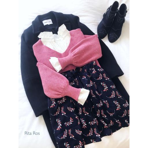 Blusa Plisada Perlitas (Ref. 1114) [2]