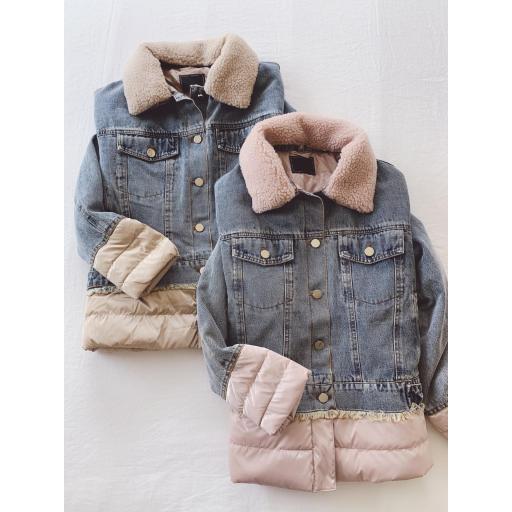 Abrigo Denim & Plumas (Ref.4283) [3]