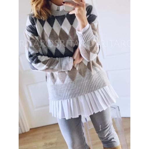 Jersey Rombos Gris (Ref. 1876) [1]