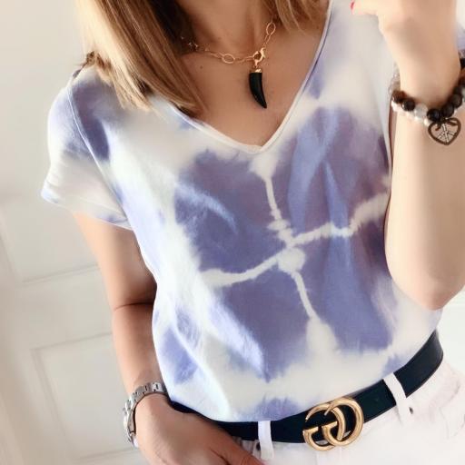 Camiseta Tie Dye Cuadros (Ref.3998)